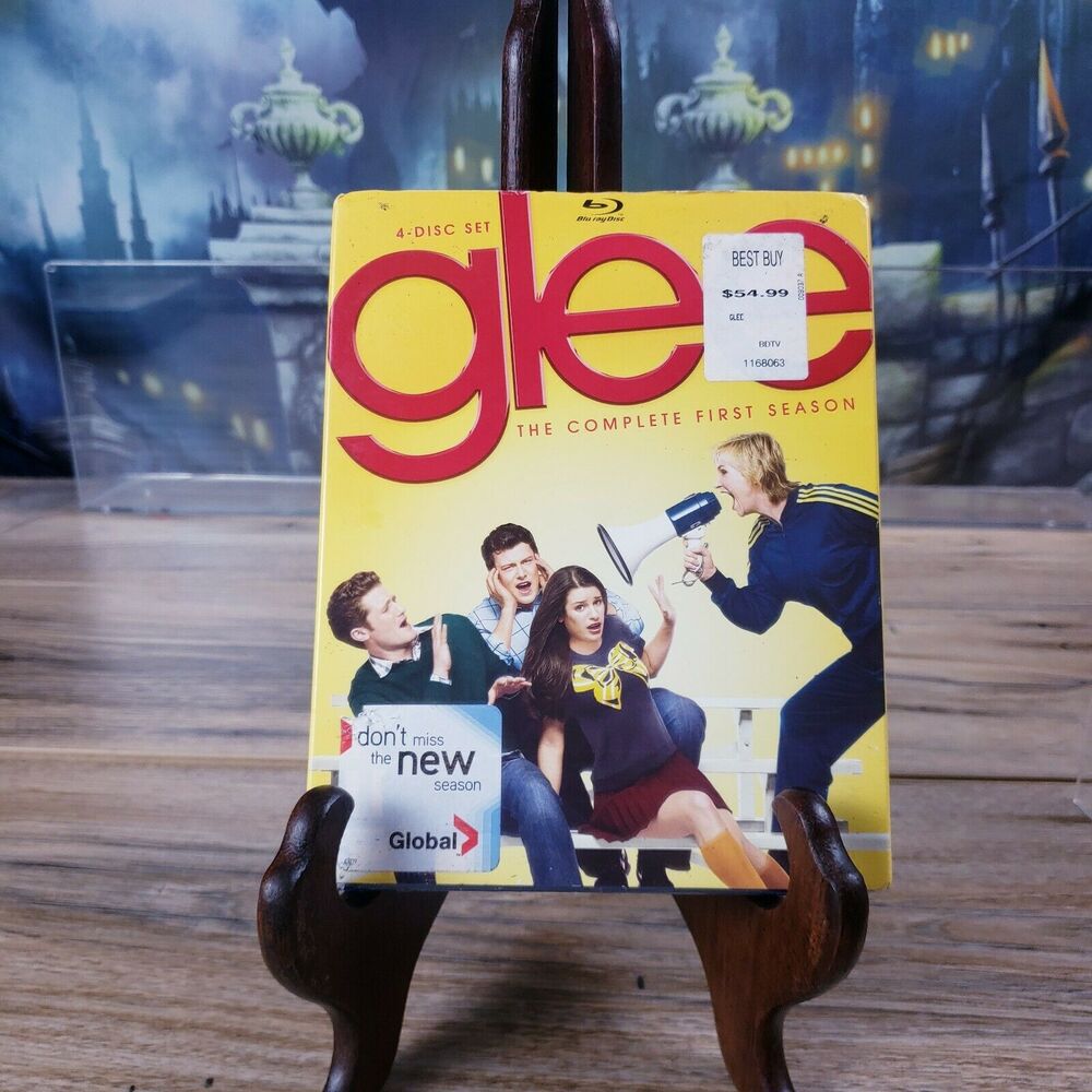 Glee: The Complete First Season (Blu-ray Disc, 2010, 4-Disc Set) New